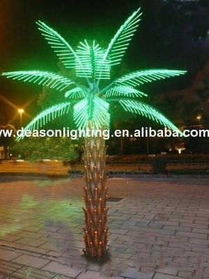 China 2016 Promotion China made Led artificial coconut tree, outdoor led palm tree light decor for sale
