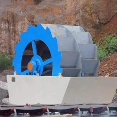 China Rotary Drum Aggregate Washing Machine For Clay Soil Beach Sand Small Wheel Type for sale