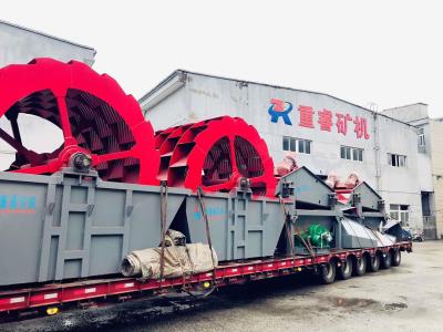 China Mobile Drum Ore Stone Gravel Sand Washing Equipment Plant for sale