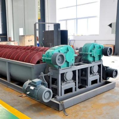 China Rock River Stone Silica Screw Type Sand Washing Machine Fine Material Washer for sale