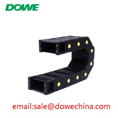 China H40x125 Plastic CNC Machine Flexible Cable Tray Carrier Chain for sale