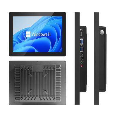 China Industrial Touch Panel PC with 32-256G SSD Storage 2-8GB Memory RS232/USB/LAN/VGA Interface for sale