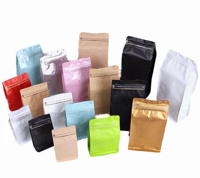 New rose gold black metalized foil pouch plastic k frost candy bag rainbow