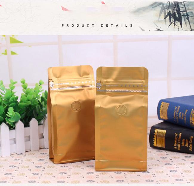 New rose gold black metalized foil pouch plastic k frost candy bag rainbow