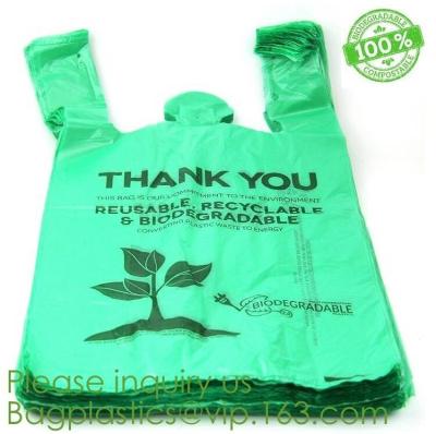 China La aduana plástica de la cocina imprimió 13 bolsos de basura biodegradables abonablees del bolso de basura del lazo del oro de 55 galones ECO FRINEDLY en venta