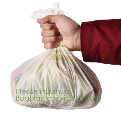China Maicena al por mayor bolso de empaquetado que hace compras de la camiseta de encargo biodegradable y abonable del 100% en el rollo, bageas del bagplastics en venta