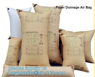 China Airbag de encargo del balastro de madera del envase de papel del diseñador de las bolsas de papel de Kraft, airbag del balastro de madera del bolso del embalaje de la almohada para el envase, Kraf en venta