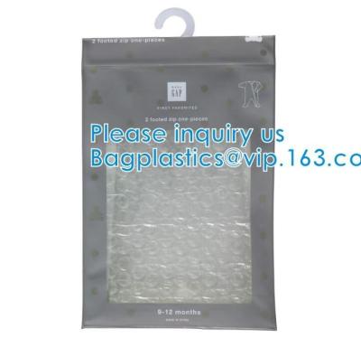 China BiodegradableHanger Bag With Zip Lock On The Top, Frosted K Bag Hanger Bag For Clothes, EVA Frost Drawstring Bag for sale