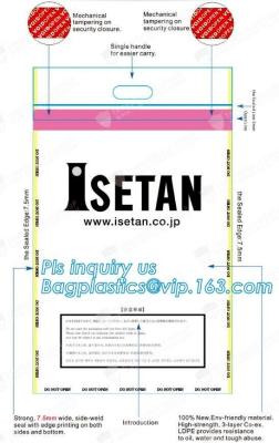 Bank Cash Biodegradable Mailing Bags Deposit Bags Security Tape Tamper Evident Opaque Bank Deposit Cash Handling