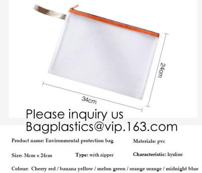 China Pequeño bolso de entonado de colores plástico helado transparente fresco del lápiz de los efectos de escritorio de la caja de lápiz del estudiante de la jalea simple del bolso del lápiz en venta