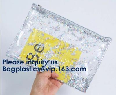 China Window Makeup Cosmetic Bag Aluminum Foil Zip Lock EVA PVC Travel Accessorie,OEM and ODM Orders are welcome for sale