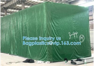 China CARGOES COVER CANVAS & SUPPLY Canvas Tarpaulin for Roof, Outdoor, Patio. Rain or Sun (Reversible, Silver and Black) for sale