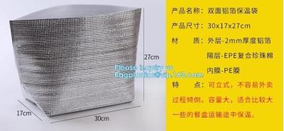 China el bolso aislado termal impermeable comercial del refrigerador de la entrega de la comida, guarda el bolso termal aislado entrega caliente FO del refrigerador de la comida en venta