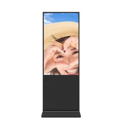 China 49 Inch 4k Floor Standing LCD Digital Signage For Indoor Advertising for sale