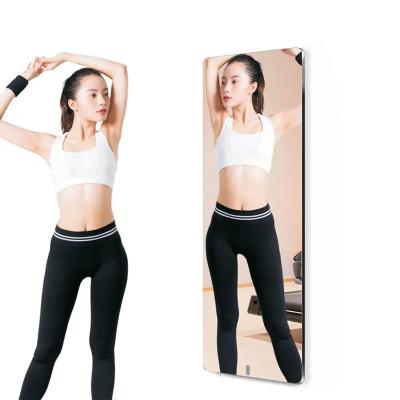 China Interactive Glass Sensor Smart Fitness Mirror For Home Gym Exercise for sale