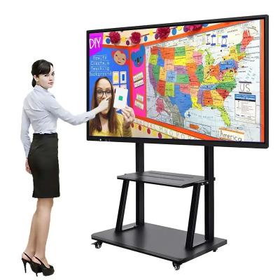 China Tacto multi Whiteboard interactivo, pantalla plana interactiva inteligente de 55 pulgadas en venta