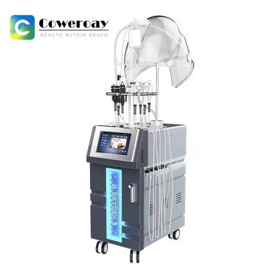 China 450W Hydrafacial Beauty Machine Professional Ultrasonic Oxygen Jet Peel Machine for sale