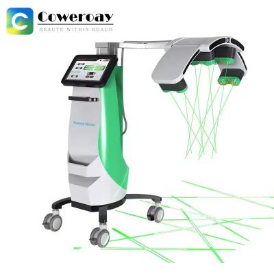 China Rotating Emerald Laser Body Slimming Machine 532nm Laser Fat Removal Machine for sale