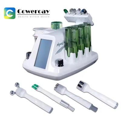 China Limpieza facial Máquina de belleza hidrafacial Máquina profesional de microdermabrasión de diamantes en venta