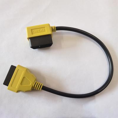 China Durable Universal OBD2 Extension Cable Length 0.3m Male To Female for sale