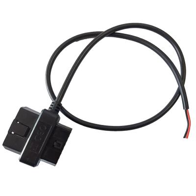 China Length 60cm OBD2 Open Cable T Male To Female For Automotive Industries for sale