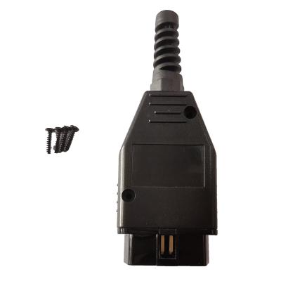 China Durable PVC OBD2 Plug Adapter 16 Pin With PCB Diagnostic Tool for sale