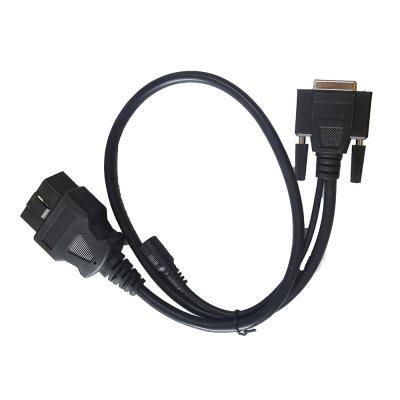 China PA66 ABS PVC OBD2 diagnostic cable , Male To Db15 Extension Cable for sale