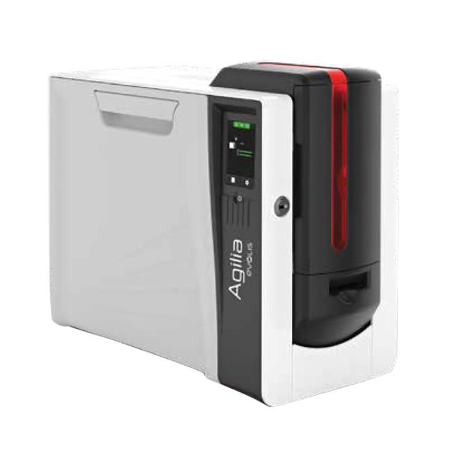 EVOLIS Agilia ID Card Printer printing demonstration
