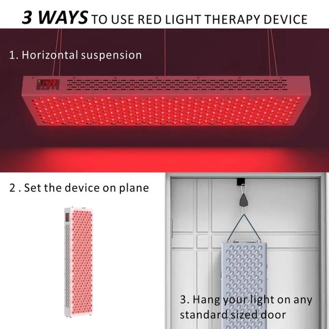 Full Body Red Led Light Therapy 1500W Panel Device 660 850nm Skin Care