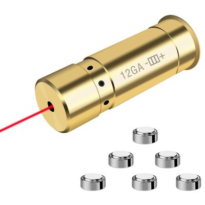 China Durable 12GA Laser Boresighter 650nm Hunting Red Dot Bore Sight for sale