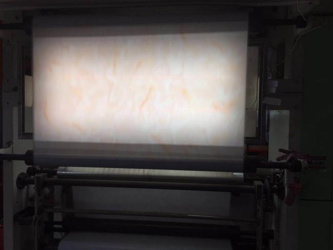 Industrial packaging of PVC film rolls