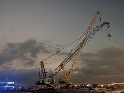 Chine Derrick 16ton avec le contrôle d'inverseur de 40m Jib Construction Tower Crane With à vendre