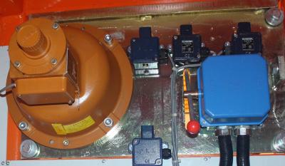 China SRIBS 1.4m/S SAJ Anti Drop Device 60kN Hoist Spare Parts for sale