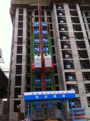 China Building Site 110kw 300m Rack And Pinion Construction Hoist Hot Galvanized for sale