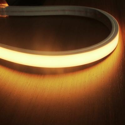 China ERP 24VDC Flexible Silicone LED Strip 160LEDs 3000K Warm White 110lm/W IP67 UV Resistance for sale