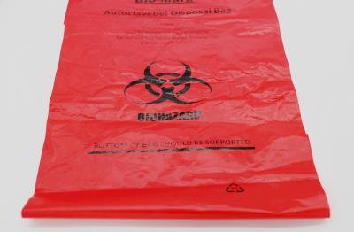 China Medical Incinerator Autoclave Biohazard Bags High Temperature Resistant for sale