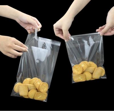 Chine Sacs biodégradables auto-adhésifs de cellophane OPP de sac transparent d'emballage d'OEM à vendre
