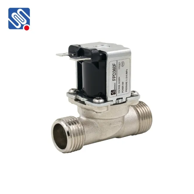 Meishuo Fpd360f40 Normally Closed Micro Magnetic Solenoid Valve 12 V for Water