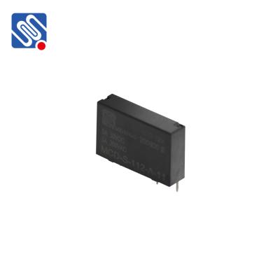 China Meishuo MCD 5A 250VAC cube 4pin 12v micro relay pcb subminiature high power sensitive relay 5v with socket for sale