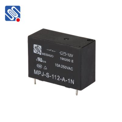 China MEISHUO NEW MPJ-S-112-A-1N dc 12v 16a pcb manufacturer relay for sale