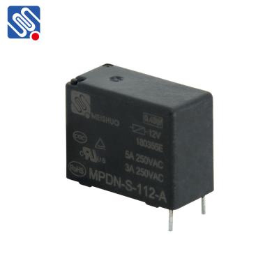 China Meishuo MPDN subminiature 5A 3A standard mini 10 amp 24vdc 4pin 12v micro 5 pin 24vdc power pcb relay for sale