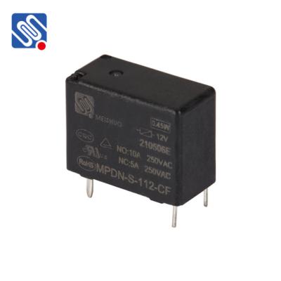 China Meishuo MPDN-S-112-CF sealed 12volt dc changeover genegal purpose PCB relay for sale