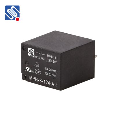 China MEISHUO MPH-S-124-A-1 24v 17a 277VAC miniature general purpose relay for sale
