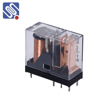 China Meishuo MPS-124D-E-D 2A 8PIN 8A 10A 2B DPDT 6V 12V 24V 48VDC 110V 250VAC PCB relay for sale
