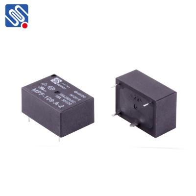 China Meishuo MPF 9v electromagnetic 16A 30vdc low height sensitive type 0.2w PCB 4 pin 12 volts mini relay 24 v for sale