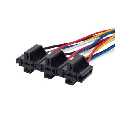 China Car 5 Pin 5 Wires Relay Switch Harness Plastic Material Replacing Parts for sale