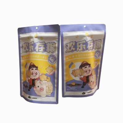 China Custom Printing Zip Lock Packaging Bags Aluminum Foil Stand Up Pouch for sale