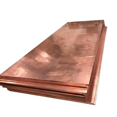 China High Precision Copper Sheet Plate Metal C10200 C18150 C17510 4X8 Cu-Dhp Brass 6mm for sale