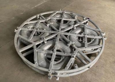 Chine 24 outils de moulage de rotation de l'anneau de vie de pouce 6061T6 3 mètres de machine de rotomoulage à vendre