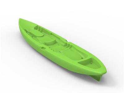 China 4.6 Green Plastic LLPE Rotomolded Kayak Canoe High Corrosion Resistance for sale